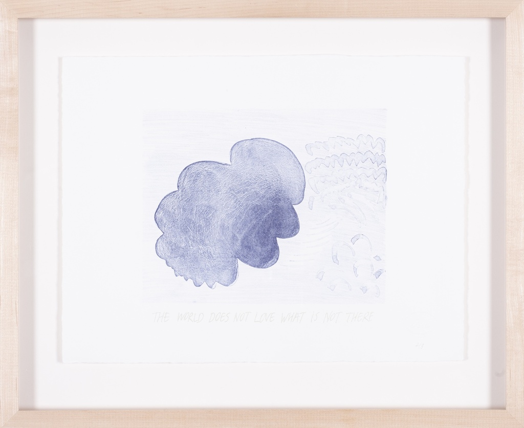 The world does not love what is not there