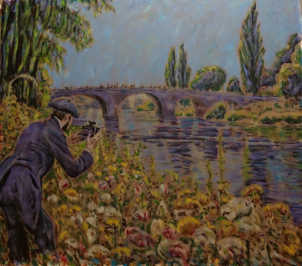 James Ensor laat zich inspireren door het typische landschap van Emile Claus.
