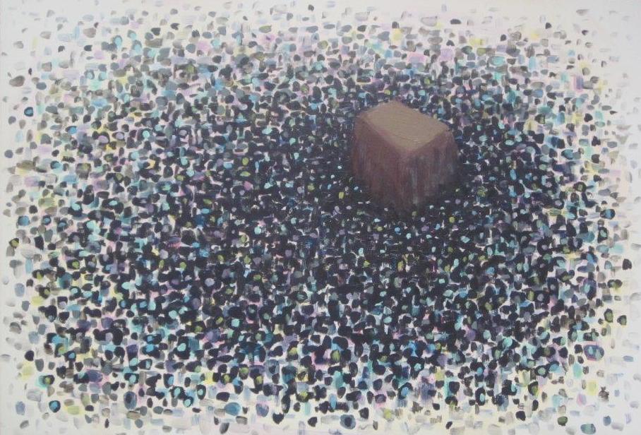 Pixeled hadj around chocolat
