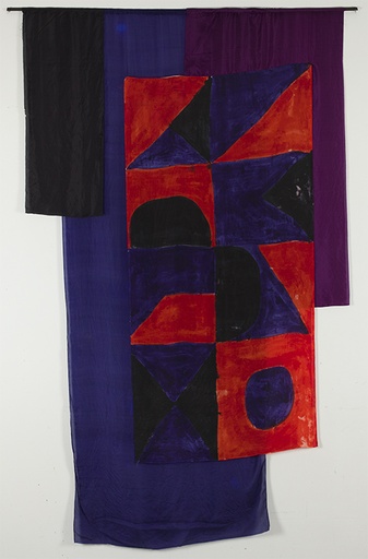 [15010001] Textile Series - orange, purple, black