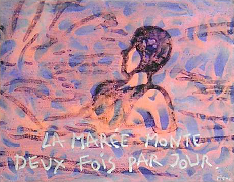 La marée monte deux fois par jour