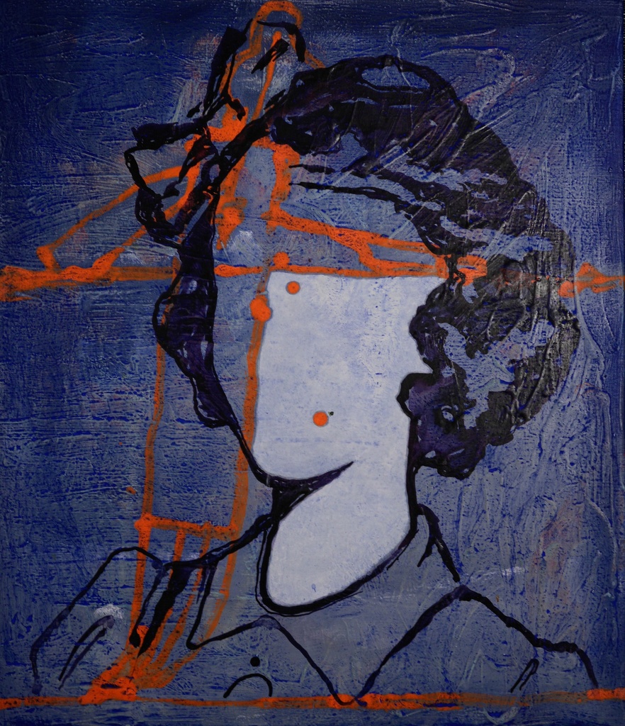 Le lapin blanc est un peu triste