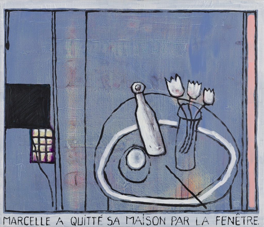 Marcelle à quitté sa maison par la fenêtre