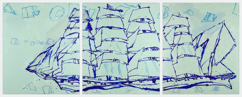 Tallship (Archibald Russel) (drieluik)