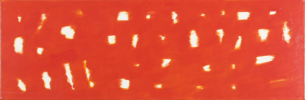 Warm light crack landscape