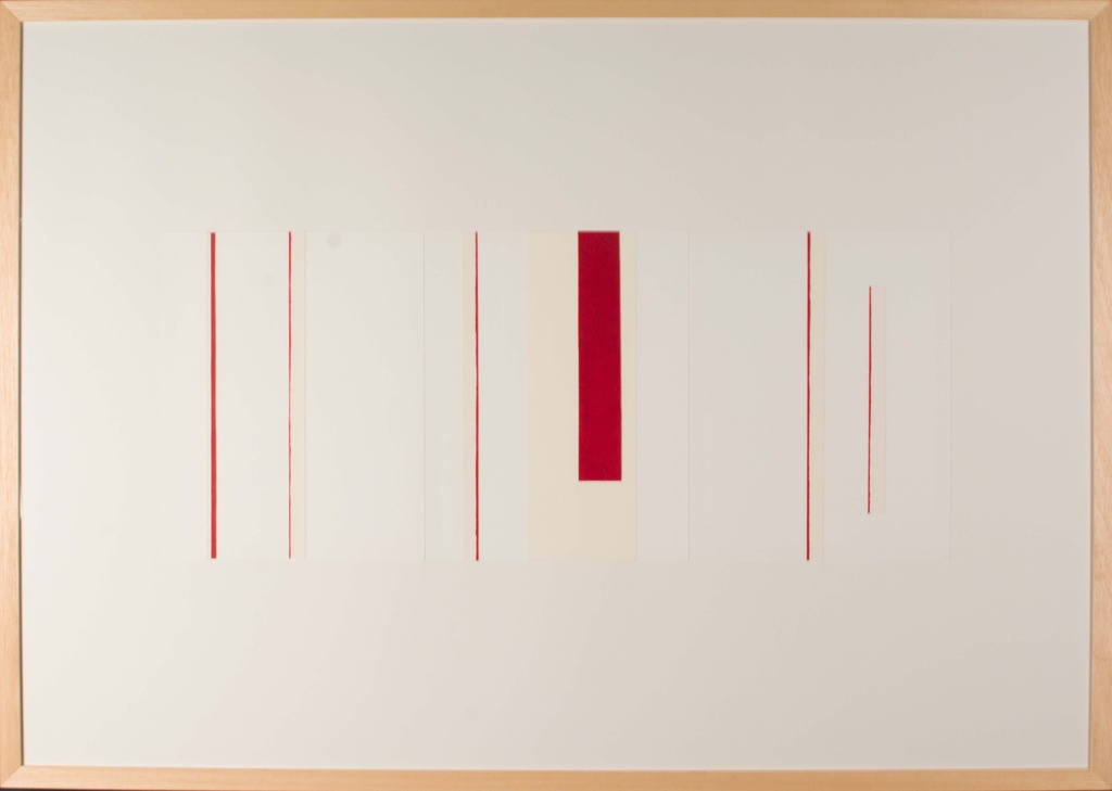 zonder titel (lijnen, vlakken rood)