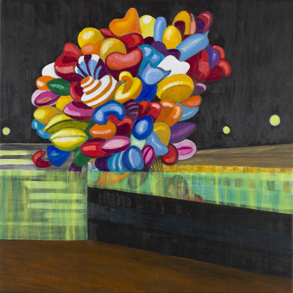 Reflection - Balloons in the night