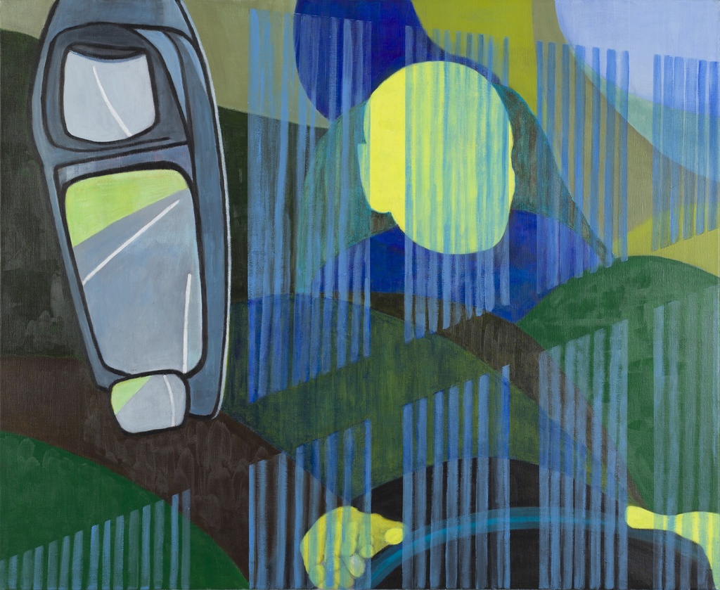 Reflection - On the road between greens