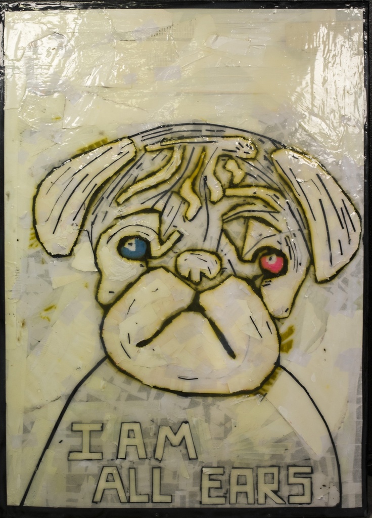 I'm all ears - selfportrait as a dog