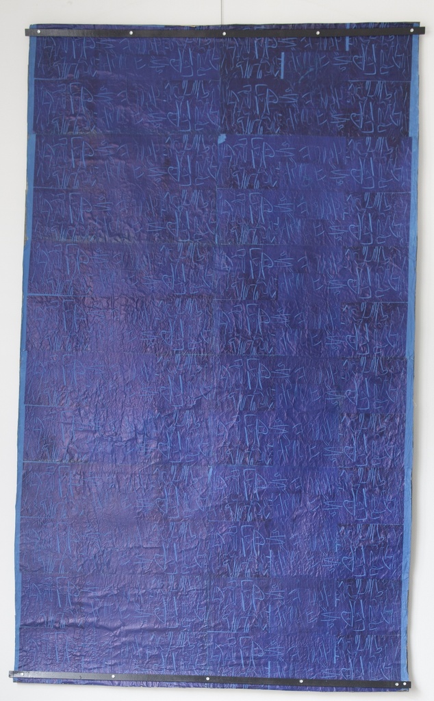Pattern of paradise II (kobalt blauw-reflex blauw)