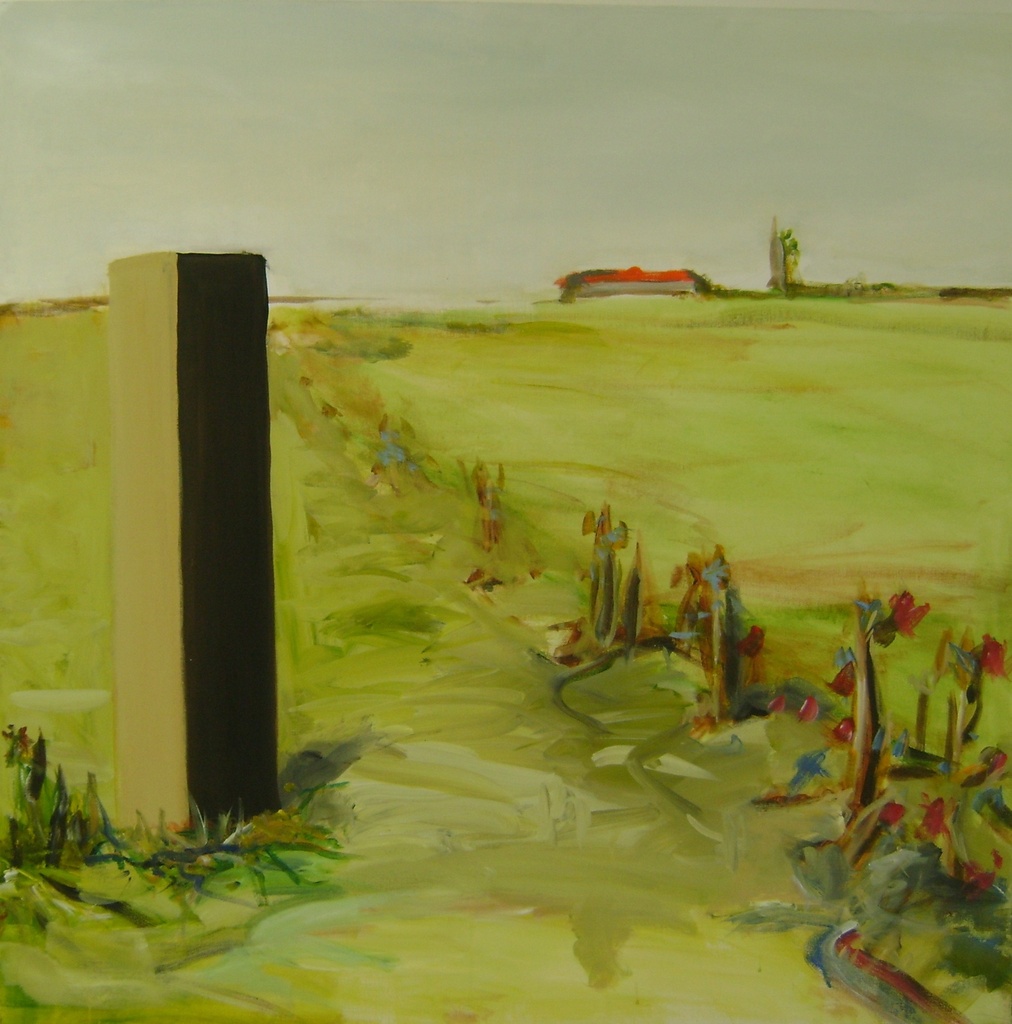 Paal in landschap (2012-07)