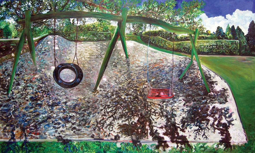 Schommels in het park