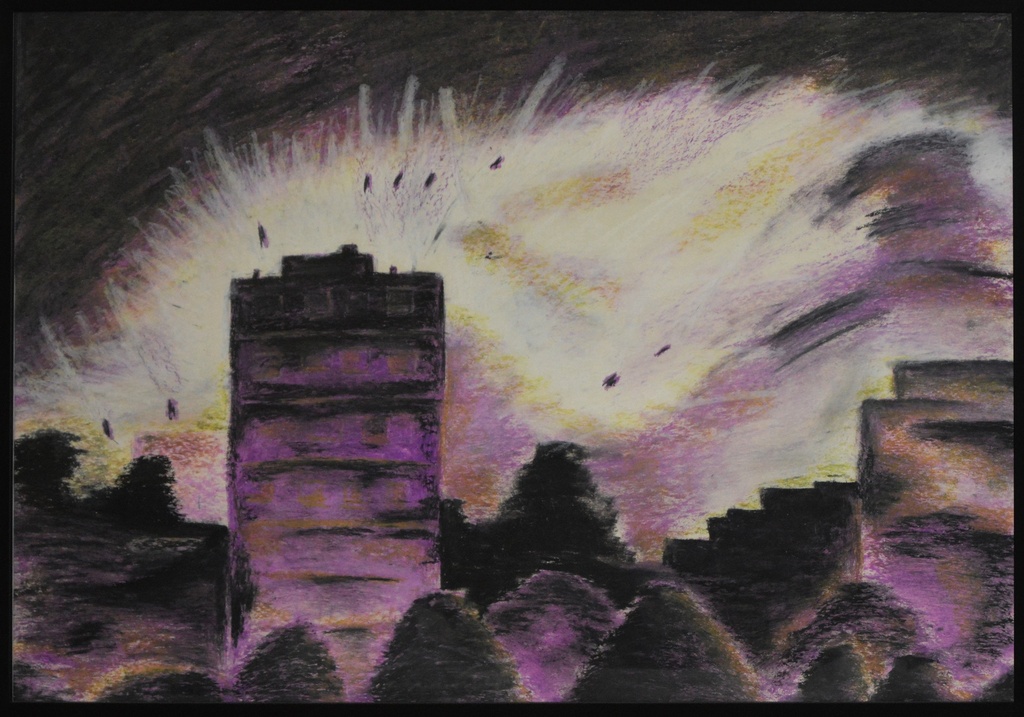 Behind the dark night