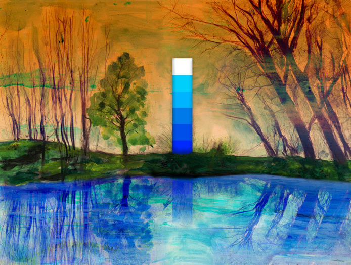 Blue tower