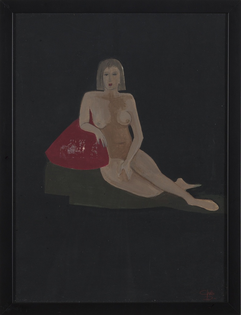 Red pillow