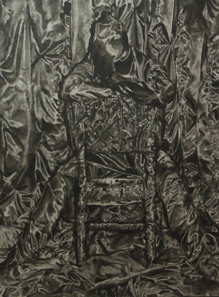 Lady in satin