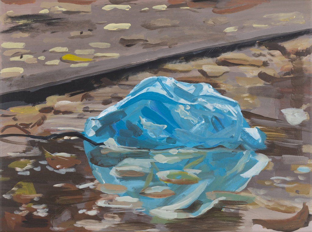 Gebroken blauw op het Marguerite Durassquare