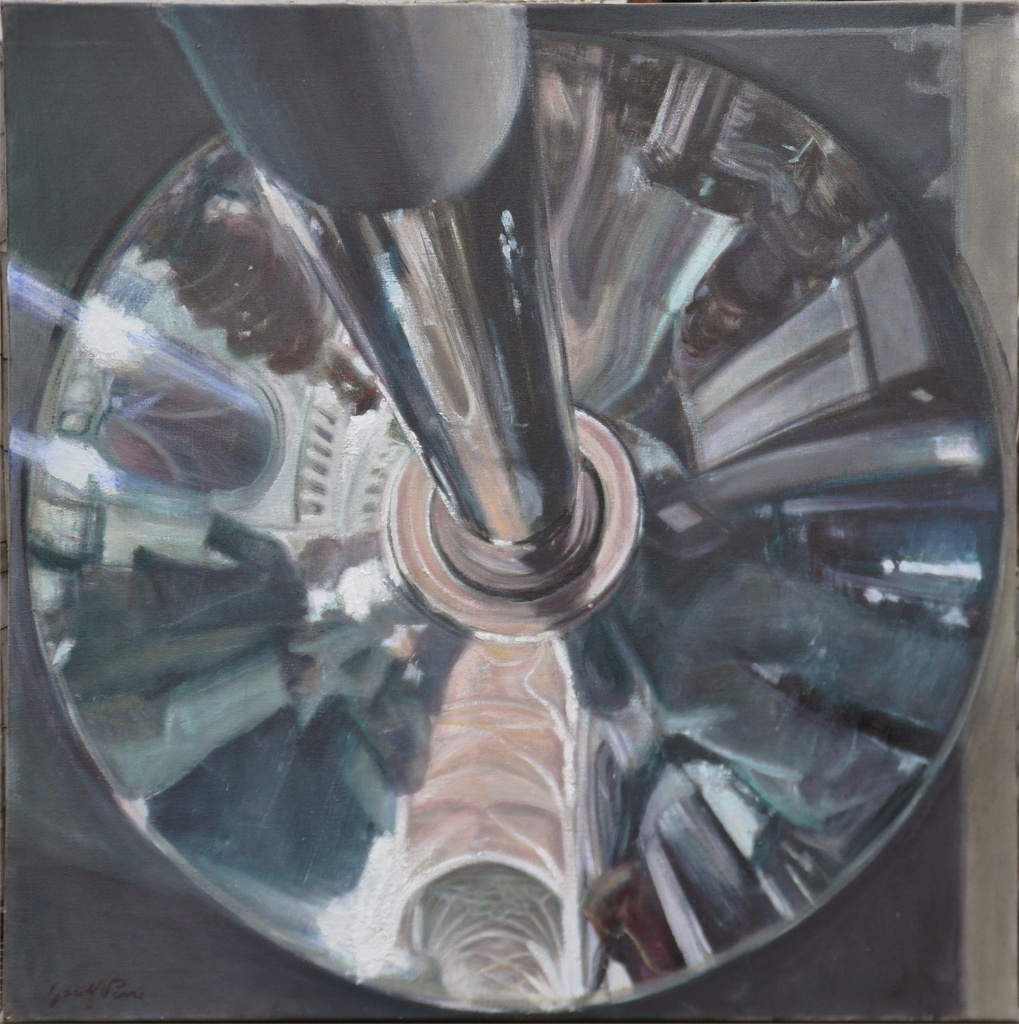 En ze hingen als gewichten (om zijn hemelvaart te verhinderen) hun grote ...