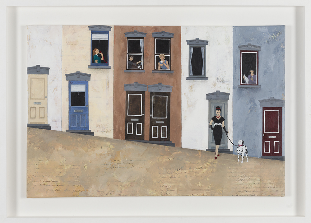 Het pistool (huizenrij) uit 'Mijn straat'