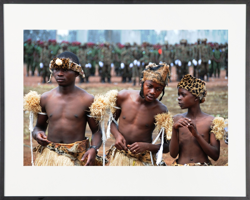 Three Congo panter kids