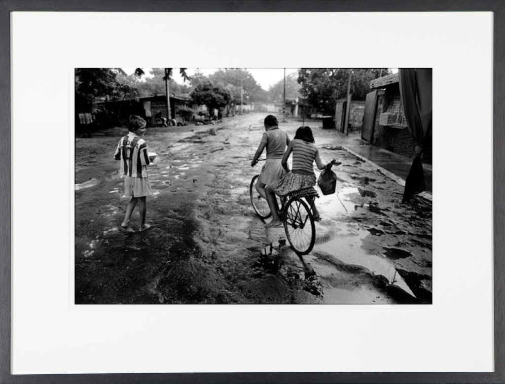 Colombia, kids on bike, Barranca