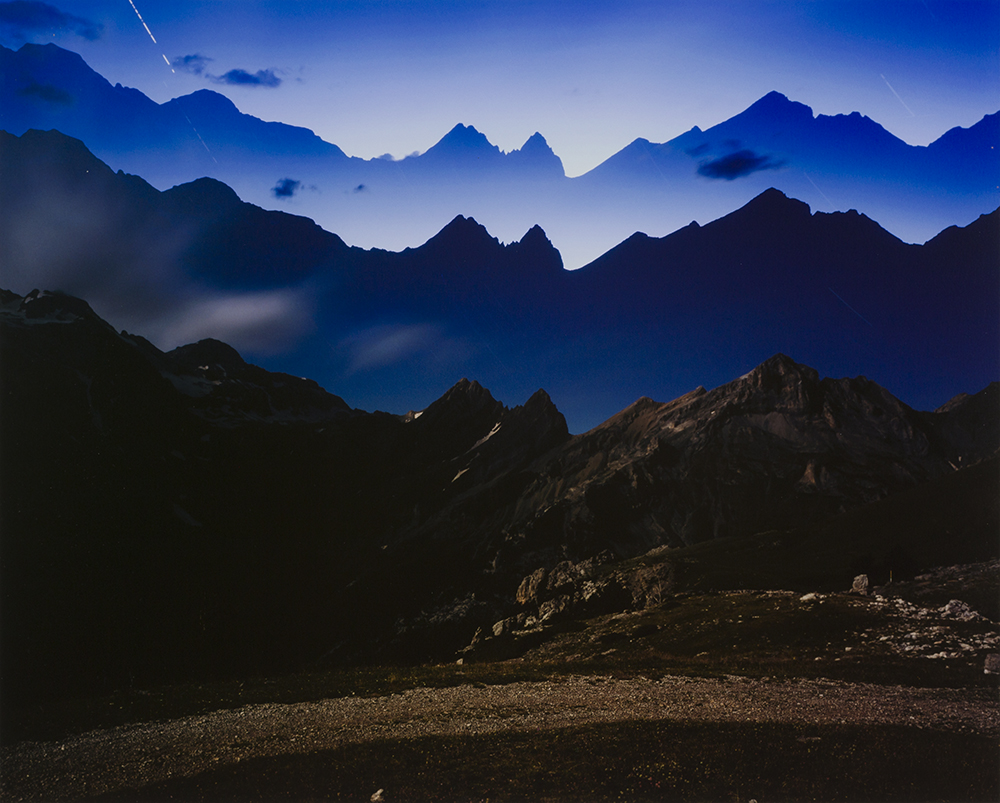 Fractal horizons- 2013 3 maal berg landschap