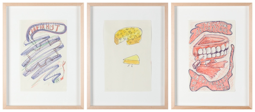 Lost drawings 2 (drieluik)