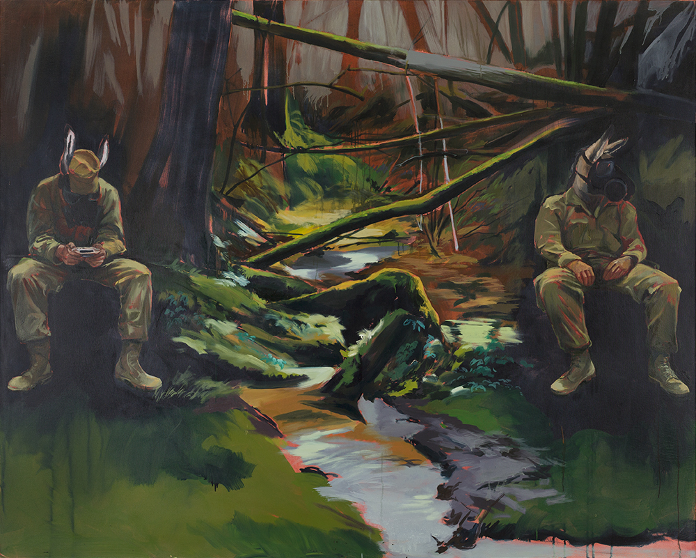 Le Théâtre des Opérations, l’ennui des ânes. - Het Theater van Operaties, de verveling van ezels.