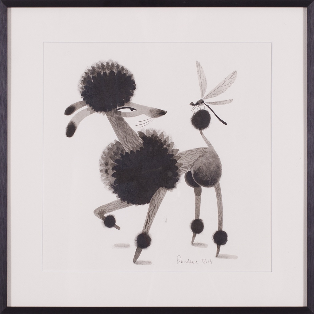 The poodle and the dragonfly