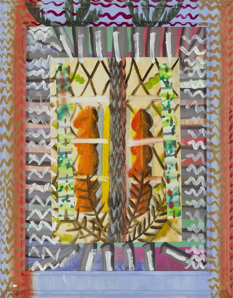 Regiment of the orange palm paradise