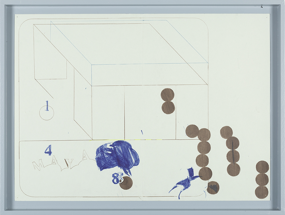 Untitled (tafel bollen bruin)