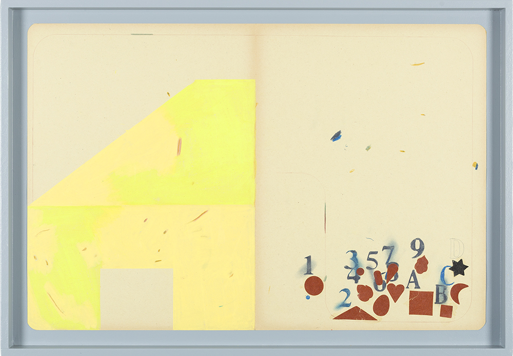 Untitled (tafel geel abcd)