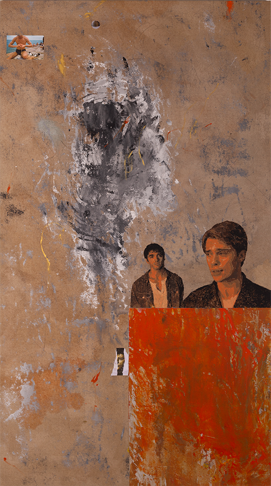 The Fireplace (he cried over the fire they shared, his back towards his warmth)