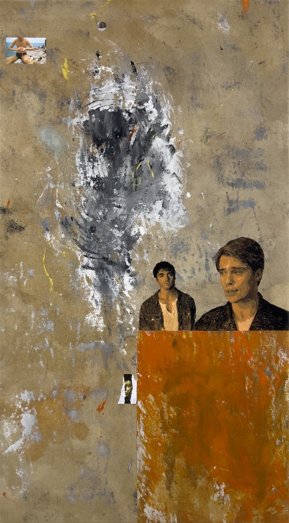 The Fireplace (he cried over the fire they shared, his back towards his warmth)