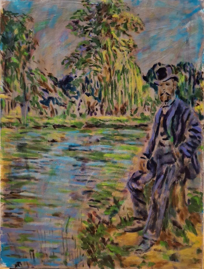 James Ensor laat zich inspireren door het typische landschap van Emile Claus.