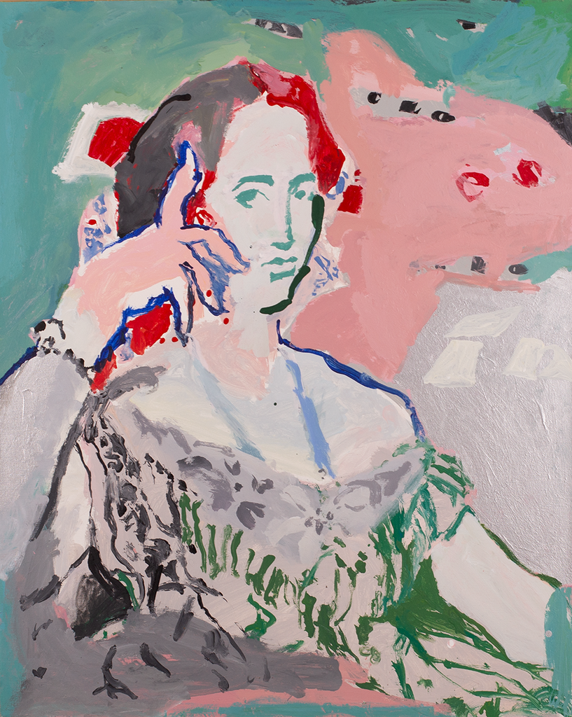 Madame de Moitessier zittend