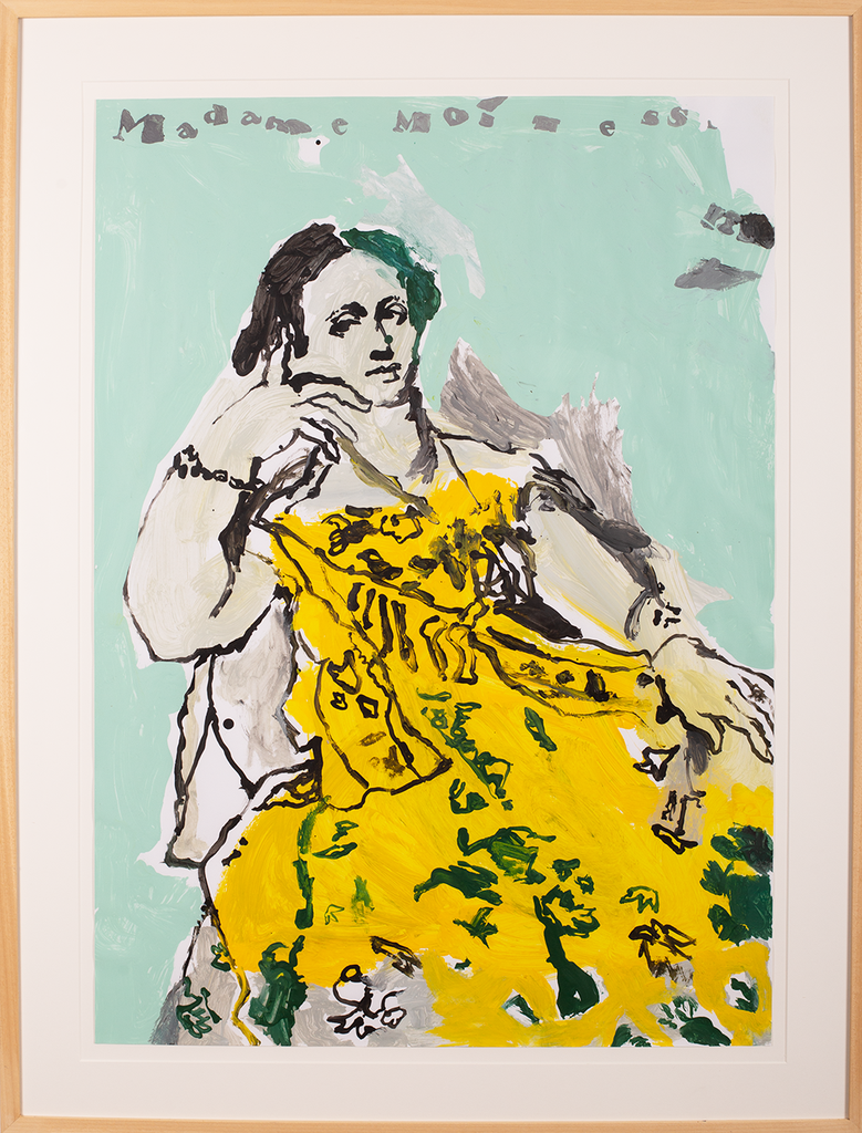 Madame de Moitessier, zittend