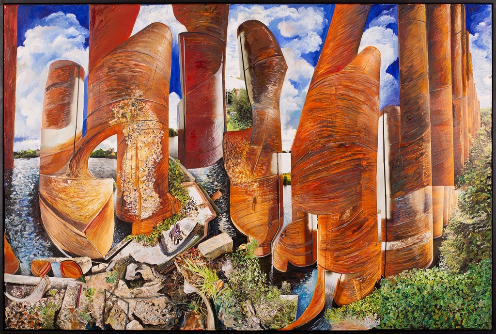 Oranje Palen in Dender