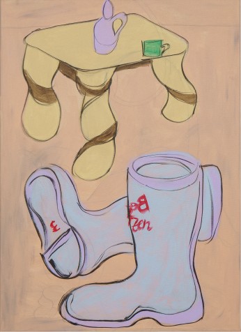 Table and glass boots