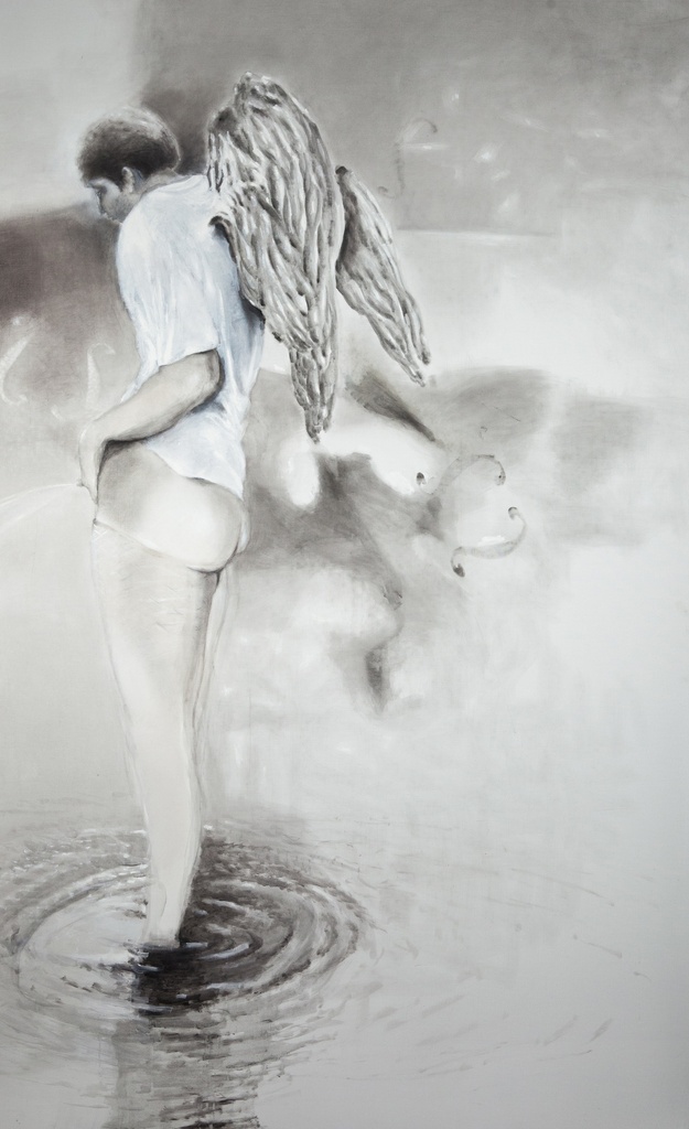 Urinating angel