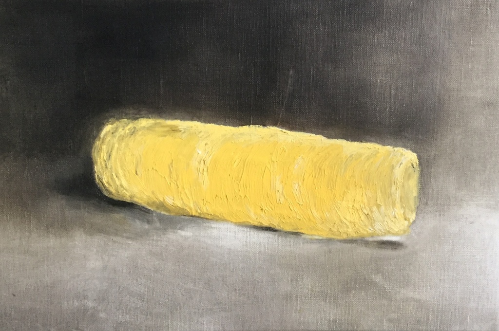 Gele verfrol