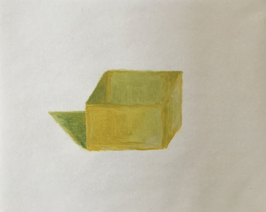 Geel/groene doos