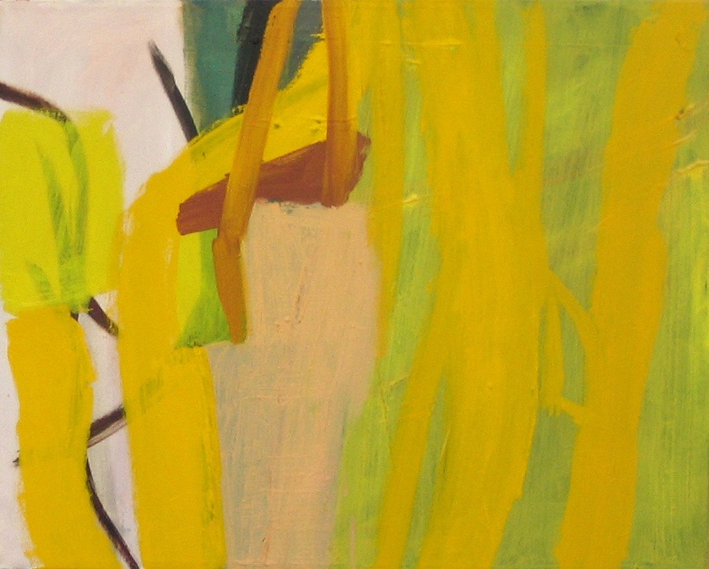 Fragment landschap hand