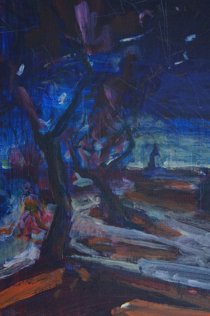 Hommage aan Van Gogh (blauw)