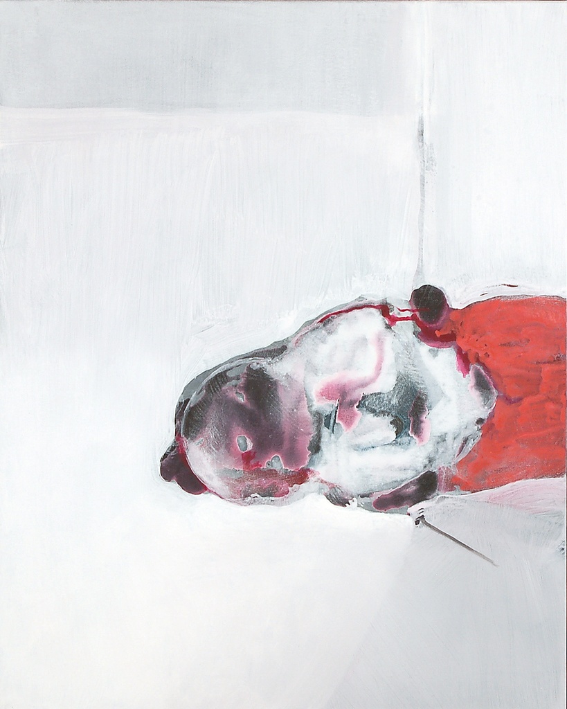 Lying red