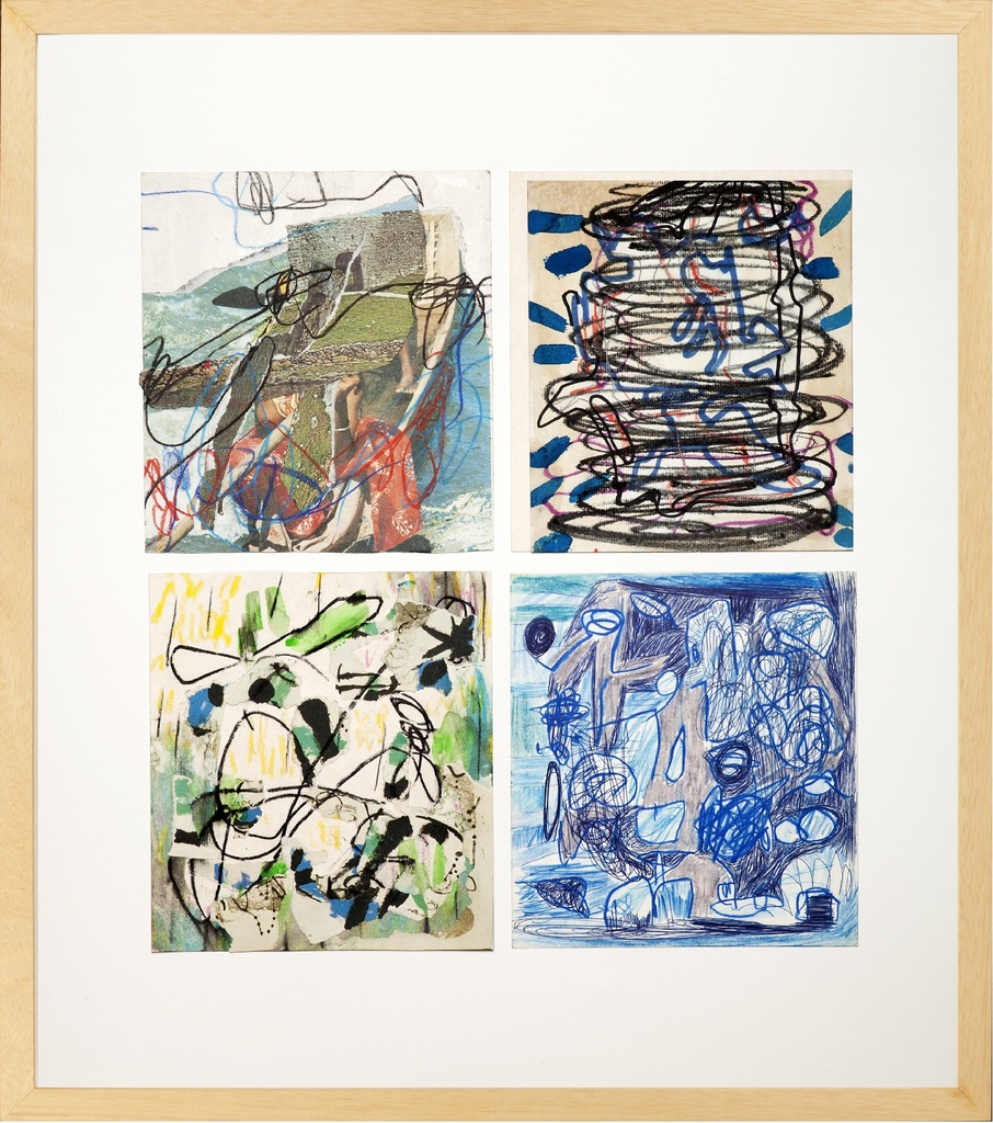 Four painterly post abstractionists - blue period