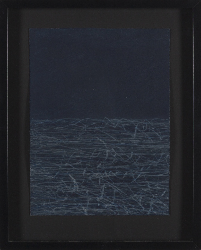 Waar hemel en aarde elkaar raken (Zeeblauw) I