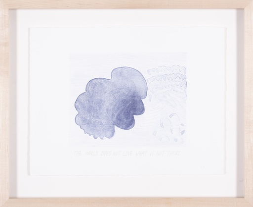 [09580047] The world does not love what is not there