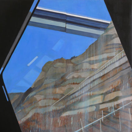 [10990045] Reflected bridge, unfortunately broken