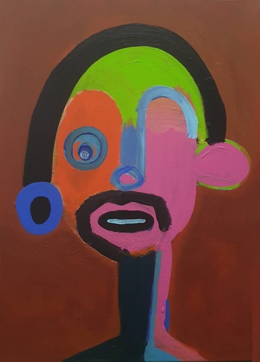 [12860142] Blauwe Oorbelman (2019-16)